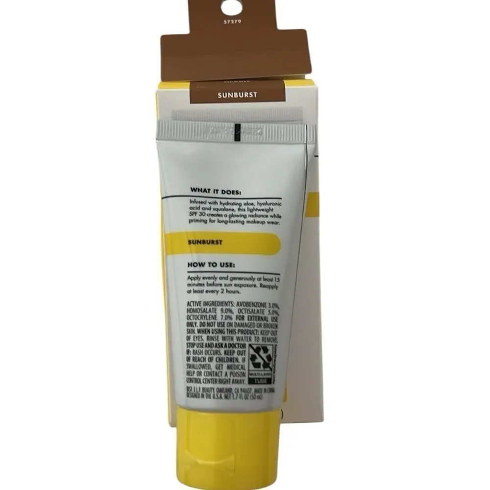 E.L.F NIB Suntouchables Whoa Glow Broad Spectrum SPF 30 Sunscreen in Sunburst